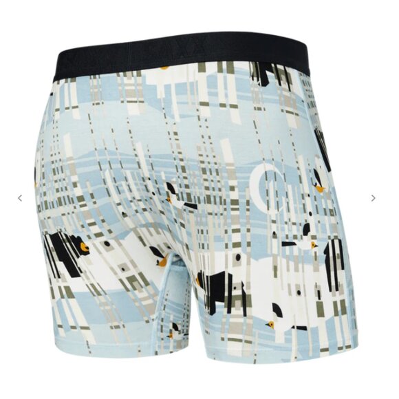 SAXX ULTRA Boxer Briefs with Fly “Birch Gray" - Picture 2 of 4